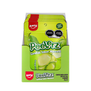 PEELERZ GOMITAS MANZANA  6/8 PZA