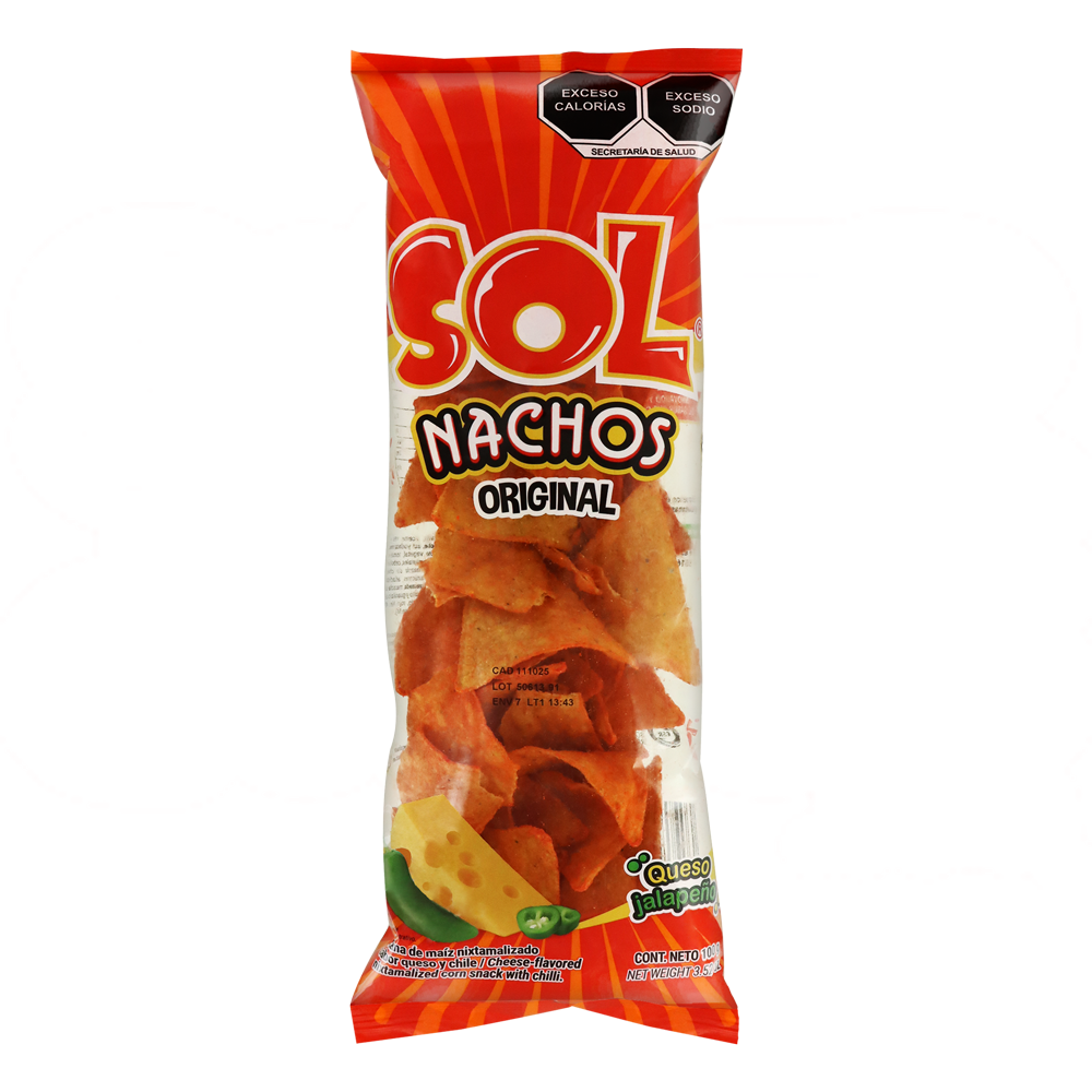 SOL NACHOS ORIGINAL 40/100GRS