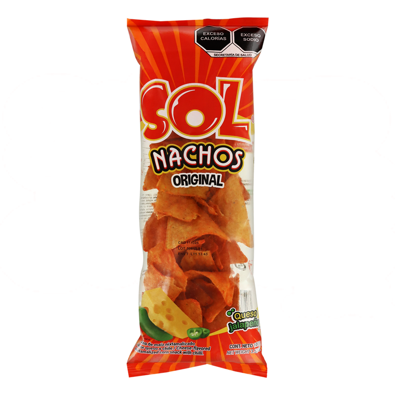 SOL NACHOS ORIGINAL 40/100GRS