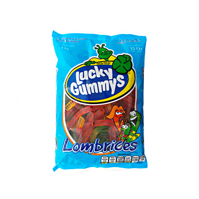 GUMMY LUCKY LOMBRIZ 8/1 Kg