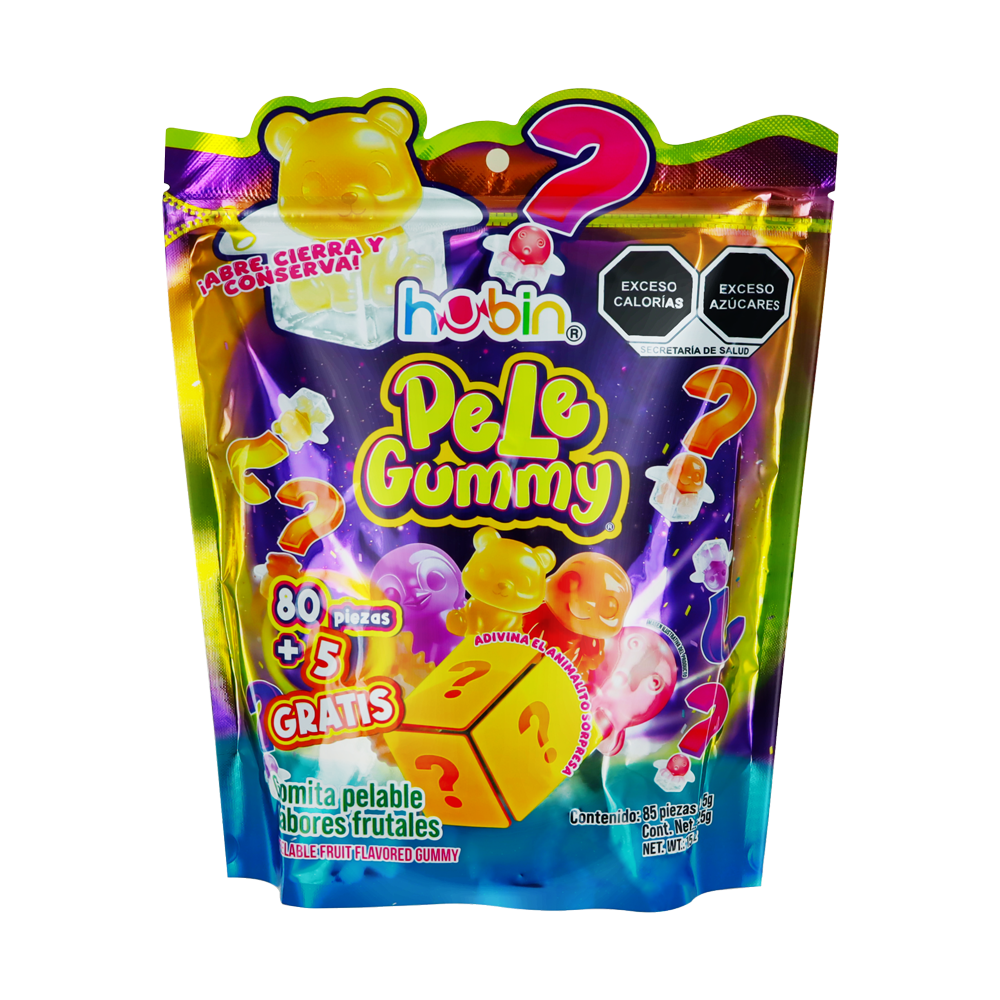 PELE GUMMY ANIMALITOS 15/85 PZA
