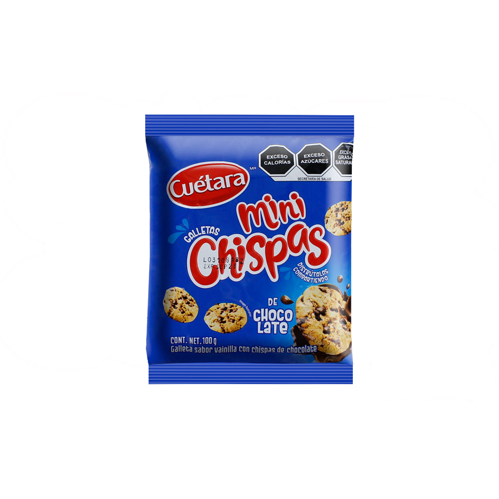CUETARA MINI CHISPAS 10/100G