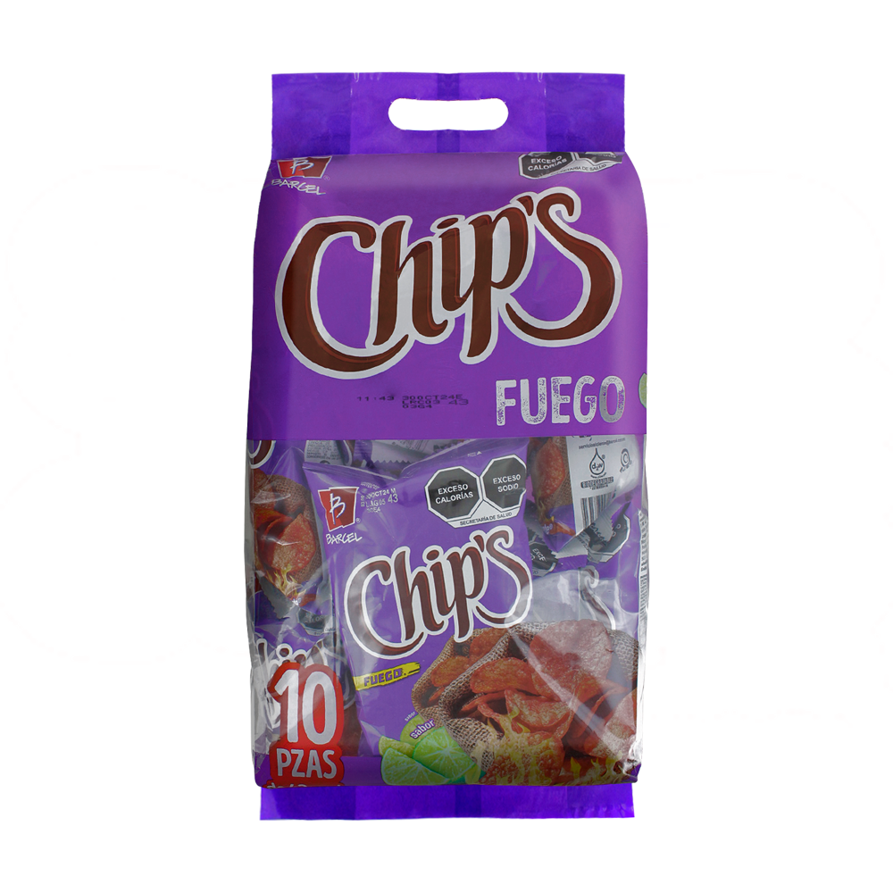 CHIPS FUEGO 4/10