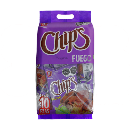 CHIPS FUEGO 4/10