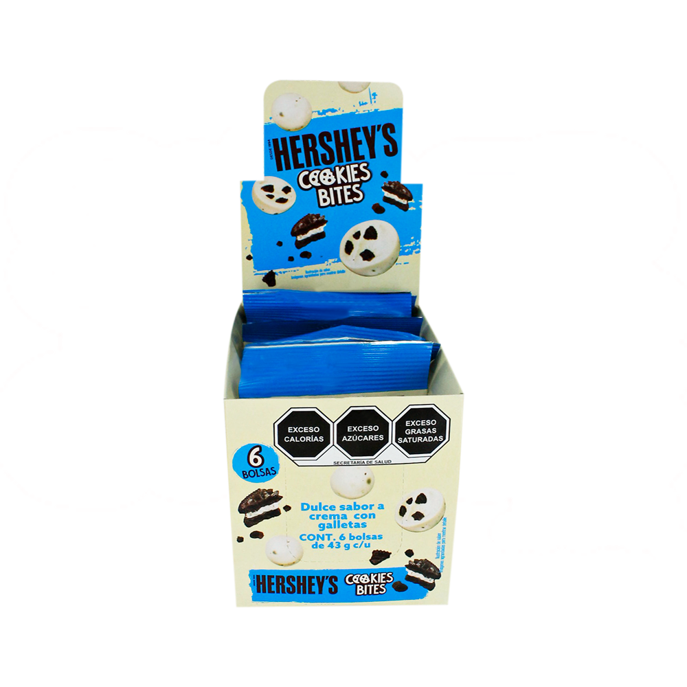 HERSHEY BITES COOKIES 6/6 43G