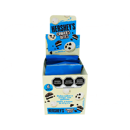 HERSHEY BITES COOKIES 6/6 43G