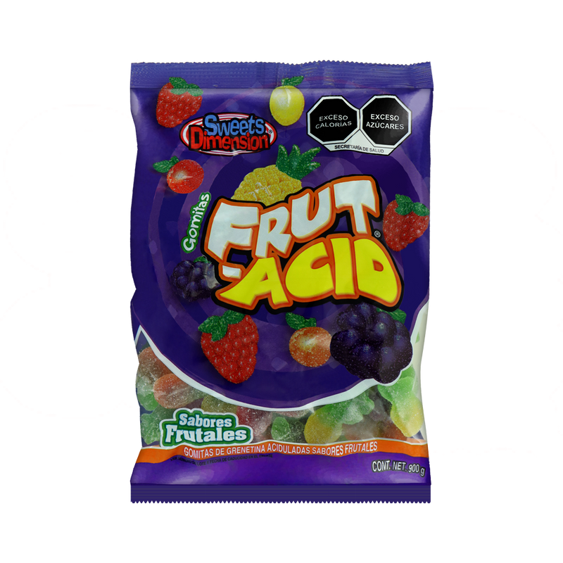 XXX GOMITAS FRUT-ACID 12/900G