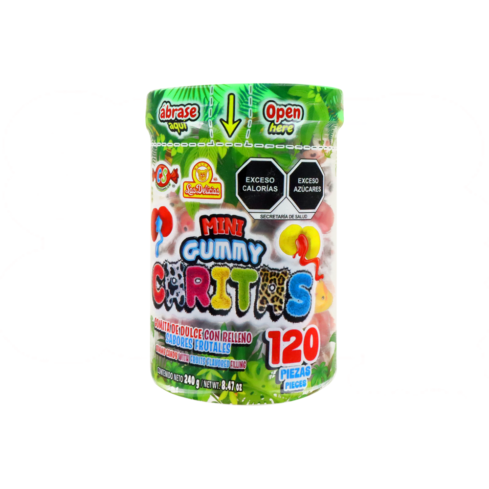 MINI GUMMY CARITAS 18/120PZA