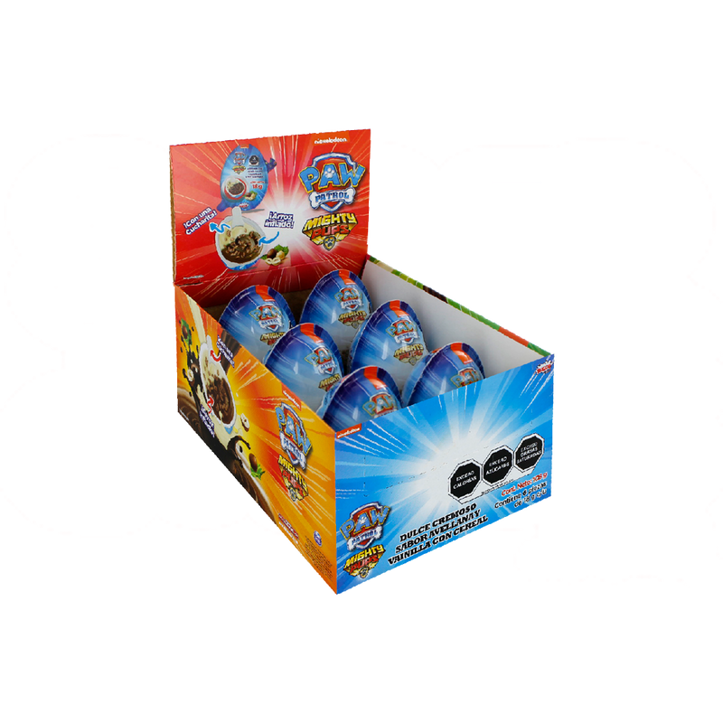 HUEVO PLASTICO PAW PATROL 8/6