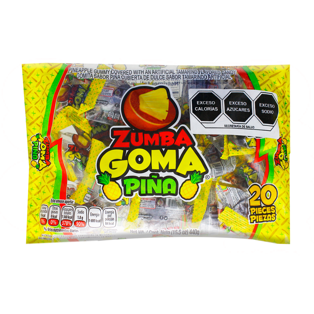 ZUMBA GOMA PIÑA 20/20