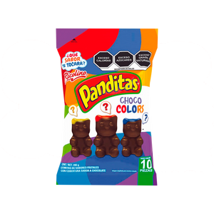 PANDITAS CHOCO COLORS 8/10PZA