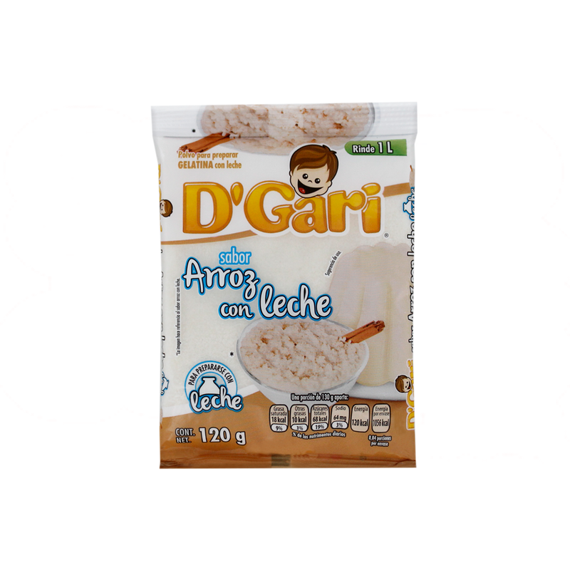 GARI ARROZ C/LECHE 50/120G