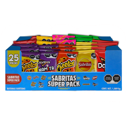SABRITAS SUPER PACK 25