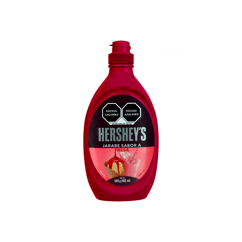 HERSHEY JARABE FRESA  6/589 G