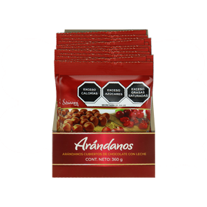 ARANDANOS C/CHOCOLATE 6/12/30GRS