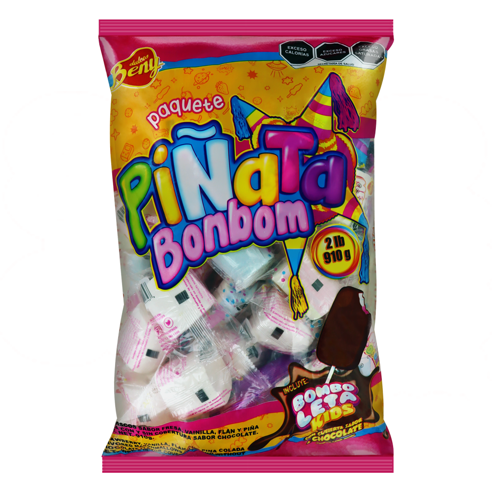 BENY PIÑATA PAQ. BOMBOM 6/910GRS