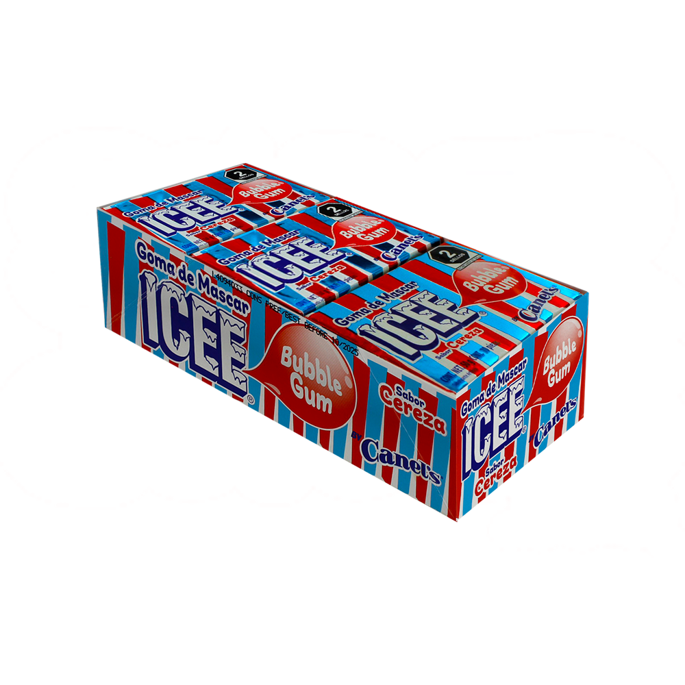 ICEE BUBBLE GUM CEREZA 12/12