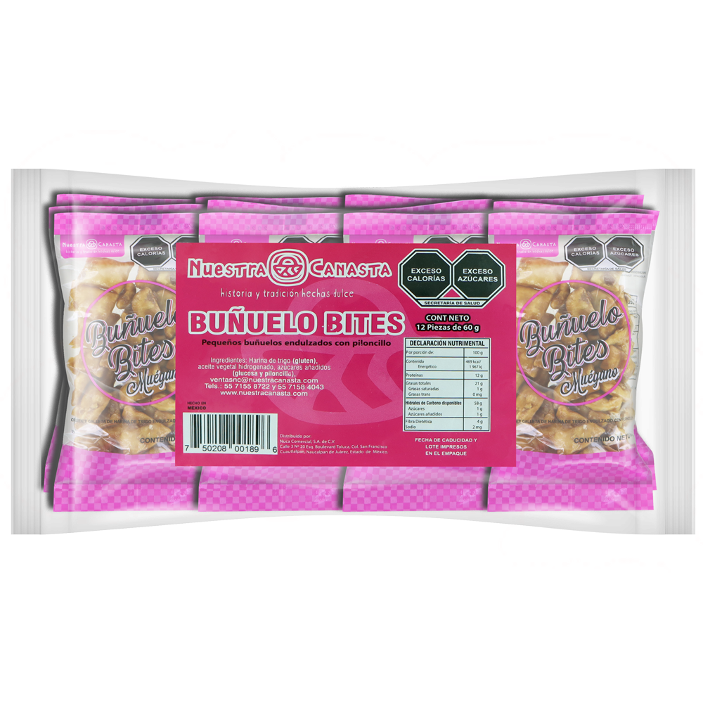 BUÑUELO BITES 60GRS 10/12PZA