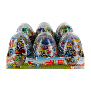 MEGA HUEVO VEHIKLES 12/6 PZS