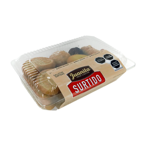 JUANITA EST. DORADO SURTIDO 16/400GRS