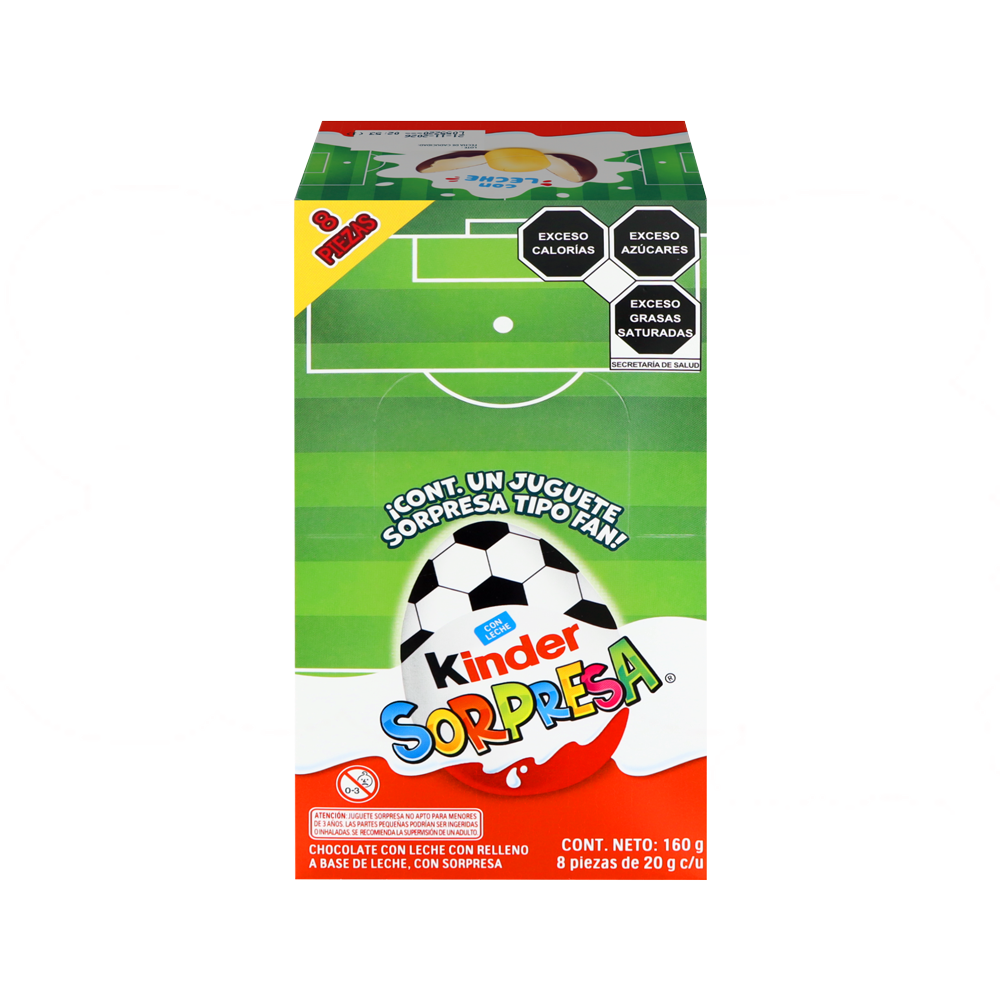 KINDER MUNDIAL MEX 12/8PZA