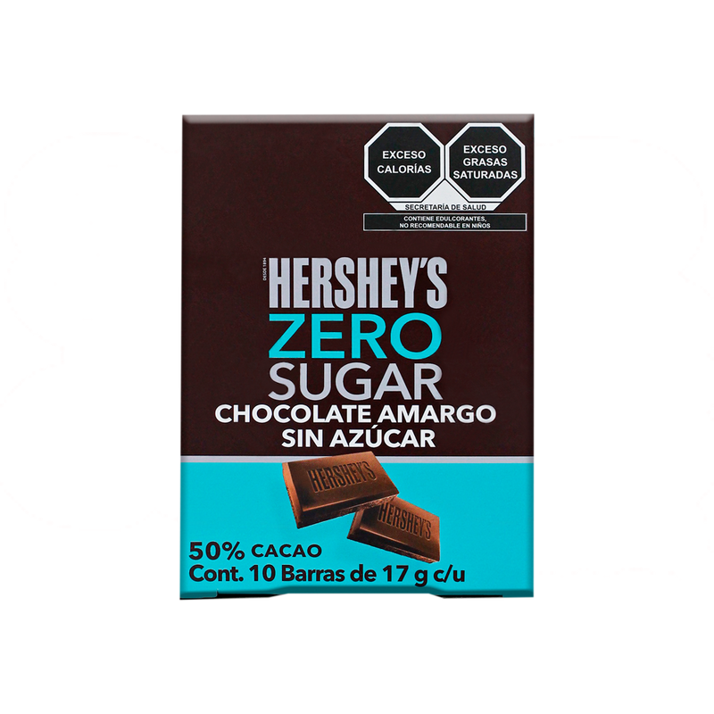 HERSHEY ZERO AZUCAR 17G 6/10