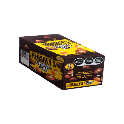 HERSHEY BITES ALMONDS 6/6 43G