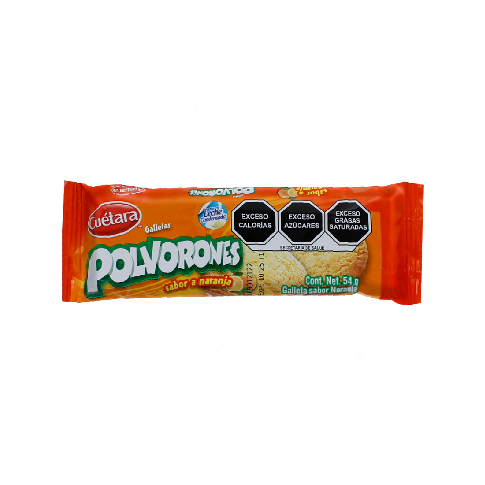 POLVORONES NARANJA 20/54G