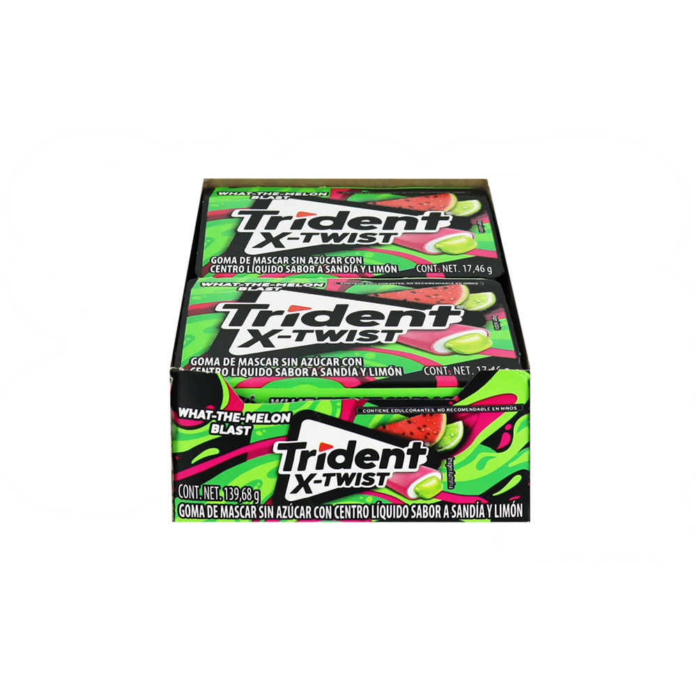 TRIDENT X TWIST SANDIA LIMON 18/8