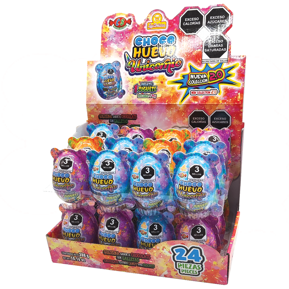 CHOCO HUEVO UNICORNIO 8/24