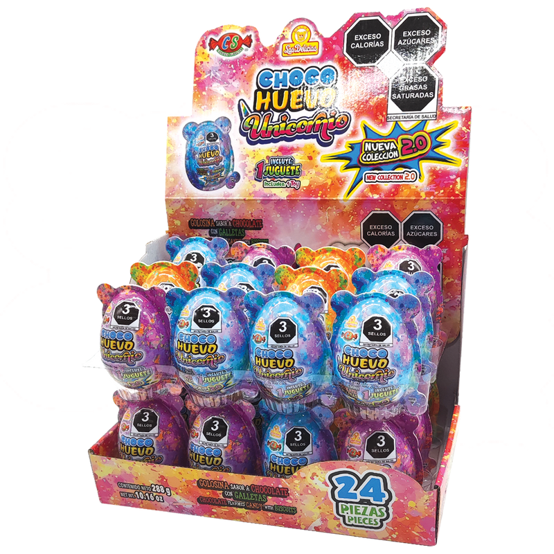 CHOCO HUEVO UNICORNIO 8/24
