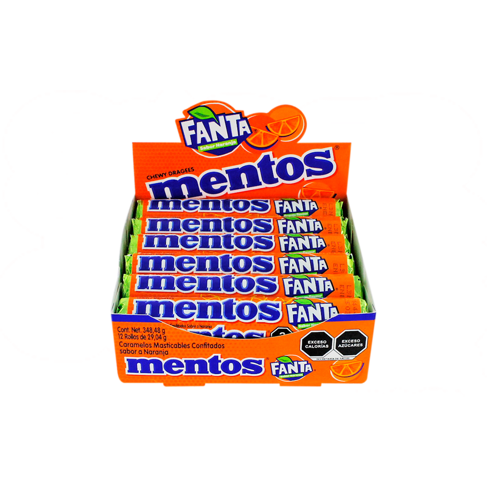 MENTOS FANTA 16/12PZA