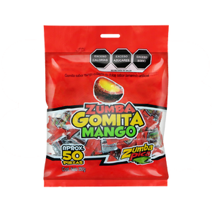ZUMBA GOMITA MANGO 24/50PZA