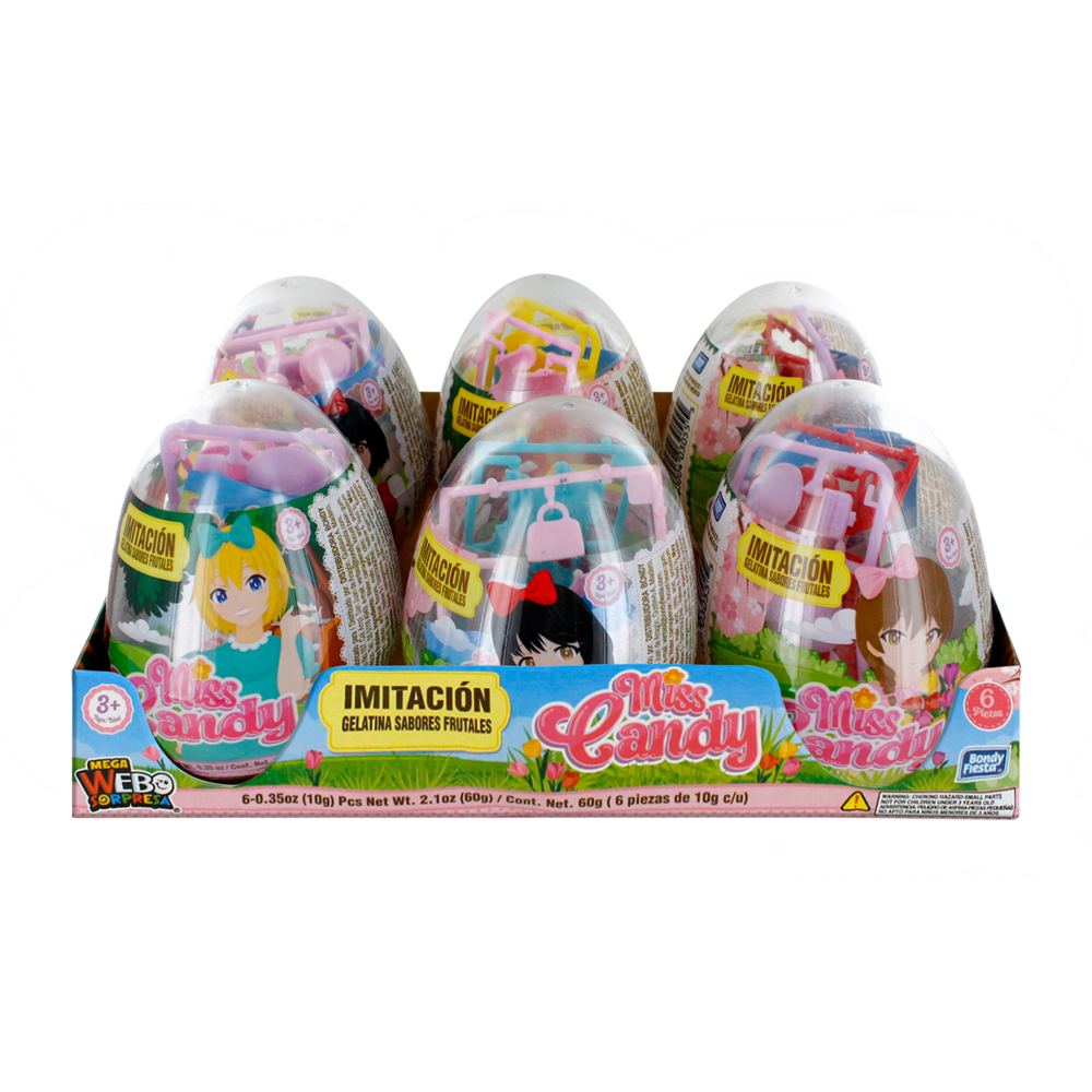 MEGA HUEVO MISS CANDY 12/6