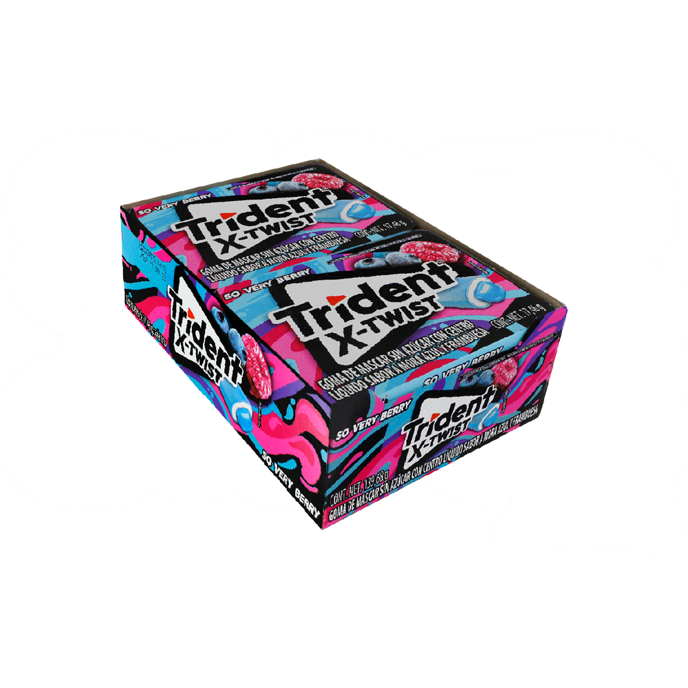 TRIDENT X TWIST BLUEBERRY 18/8