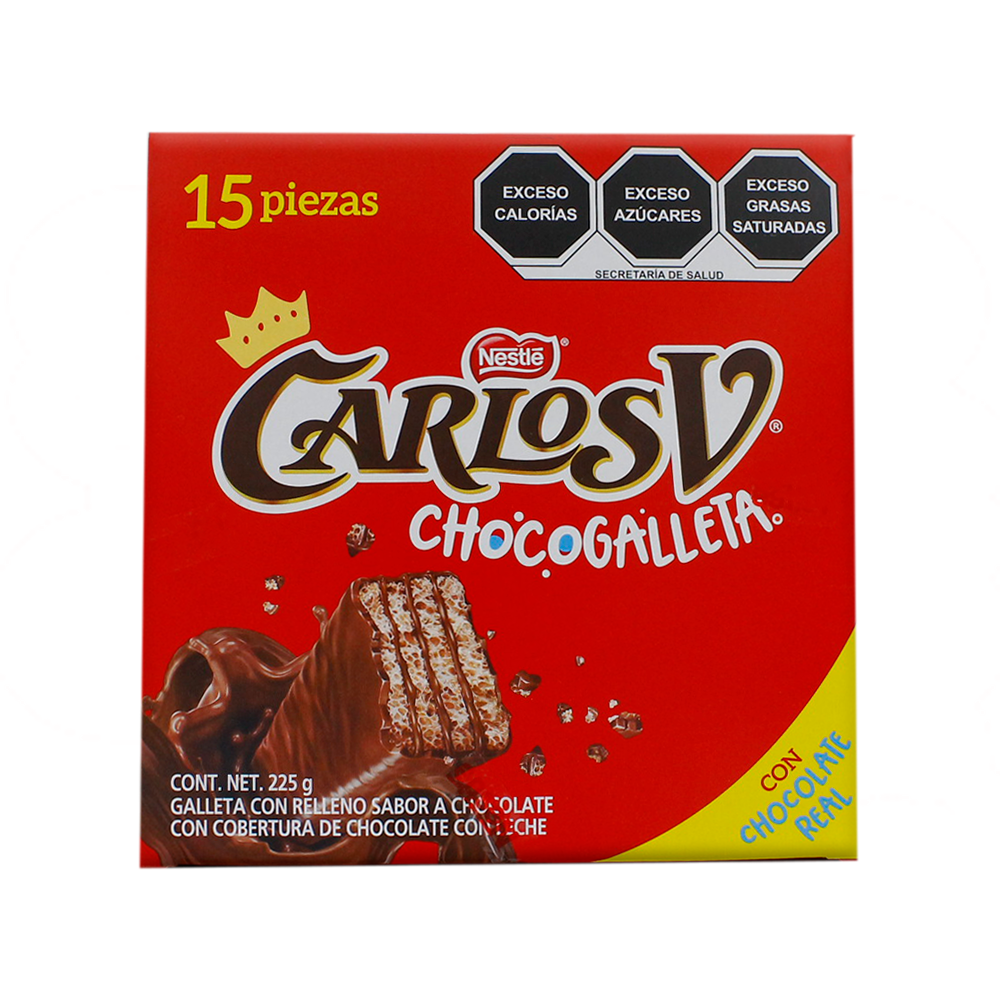 CARLOS V SNACK GALLETA 8/15