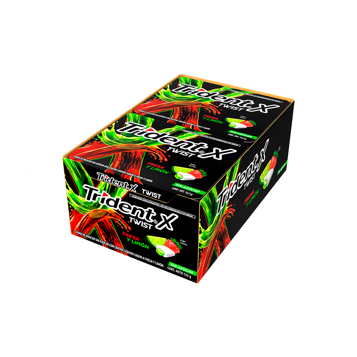 TRIDENT TWIST 7´S FRESA/LIMÓN 24/10