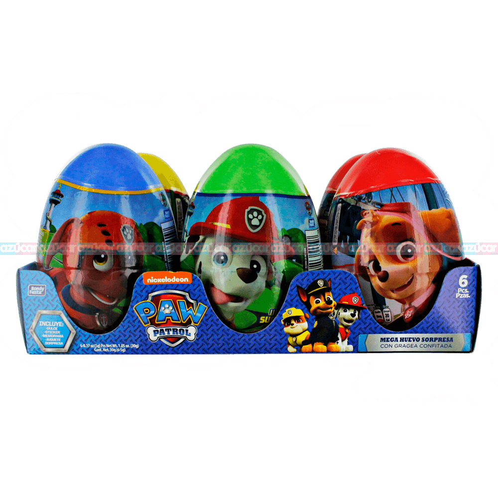 MEGA HUEVO PAW PATROL 12/6
