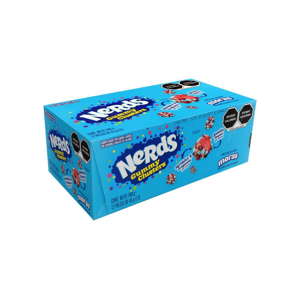 GUMMY CLUSTERS MORAS 4/12PZ