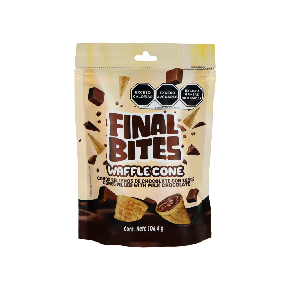 BARQUILLOS FINAL BITES CHOCO 12/106.4GRS