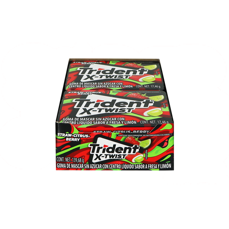 TRIDENT X TWIST FRESA LIMON 18/8