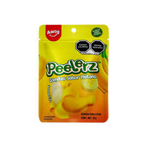 PEELERZ GOMITAS PLATANO 6/8 PZA