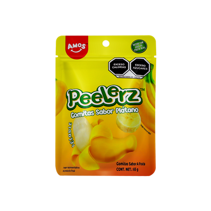 PEELERZ GOMITAS PLATANO 6/8 PZA