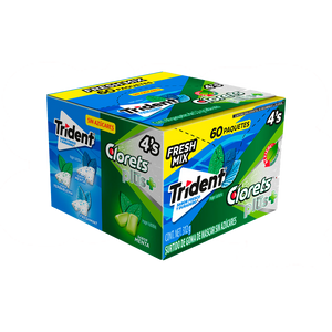 TRIDENT 4´S FRESH MIX 24/60