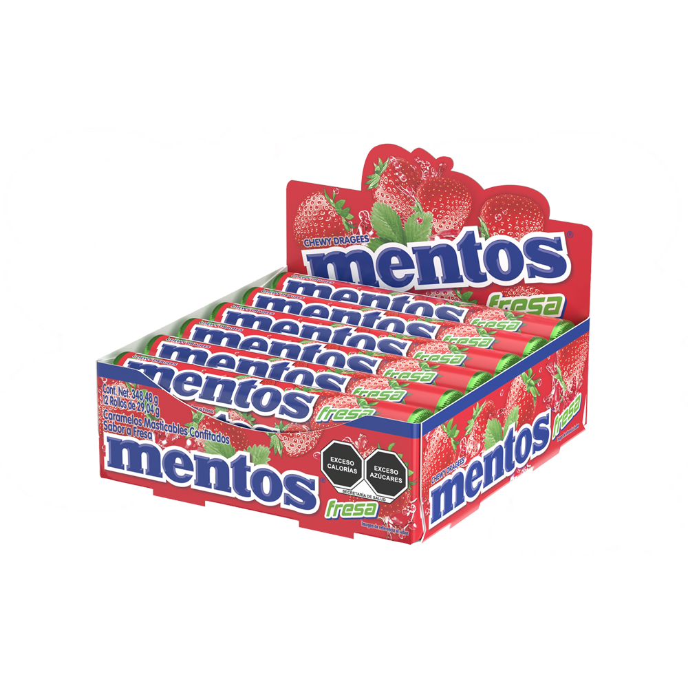 MENTOS FRESA 16/12