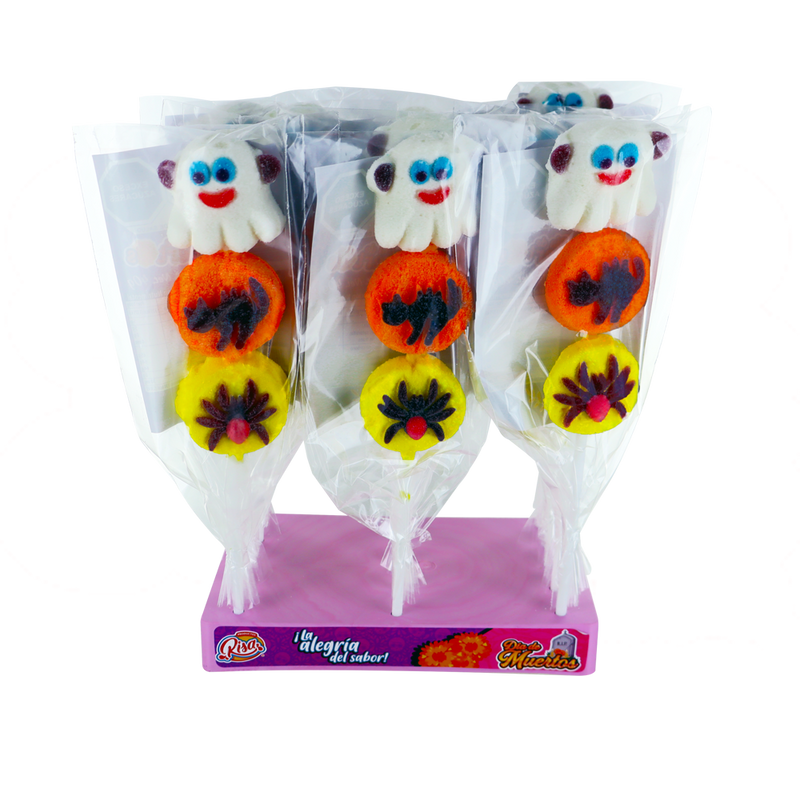BROCHETA DIA MUERTOS  40G C/30 PZS