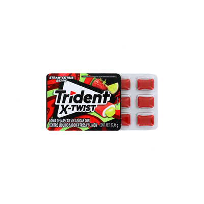 TRIDENT X TWIST FRESA LIMON 18/8