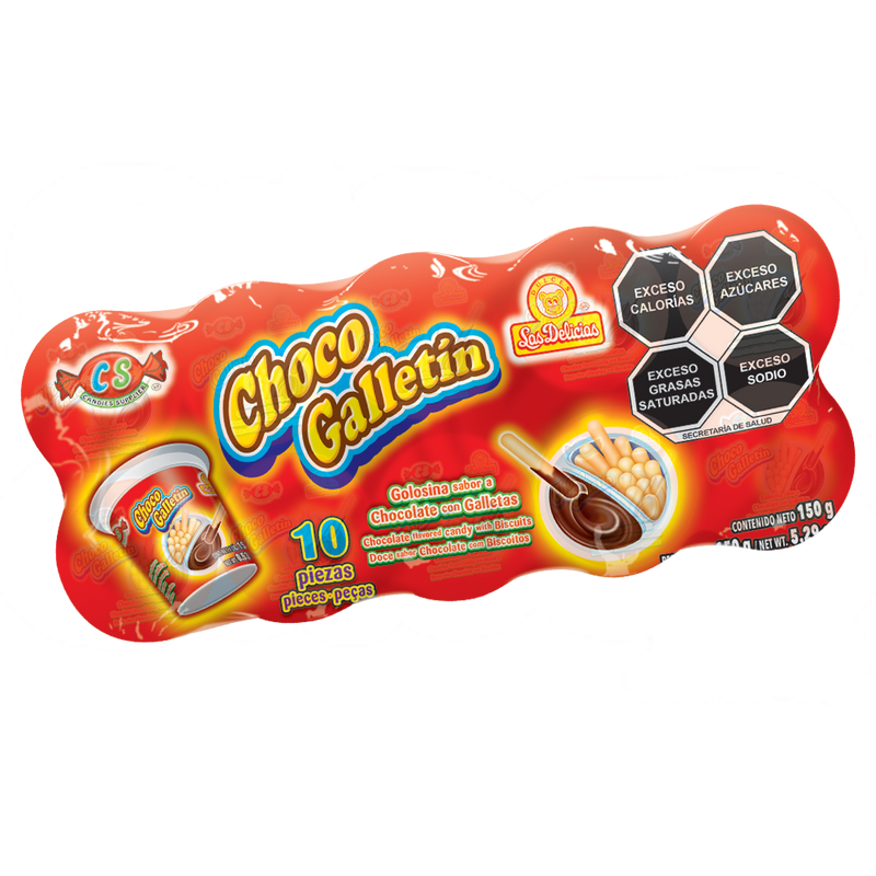 CHOCO GALLETIN 20/10 PZS