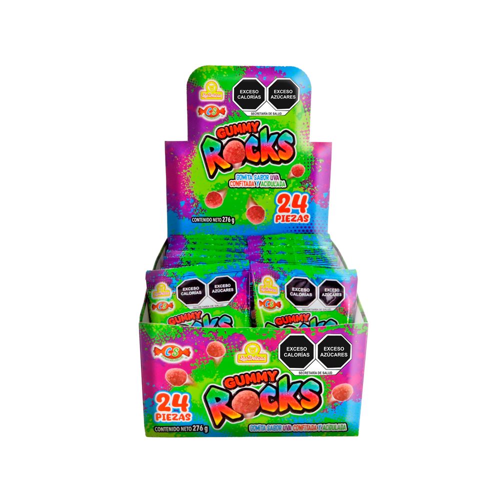 GUMMY ROCKS 18/24 PZA