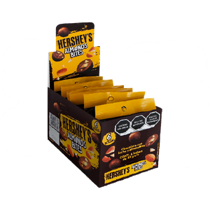 HERSHEY BITES ALMONDS 6/6 43G